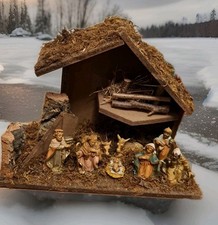 Vintage dazzlers nativity set - vintage,
