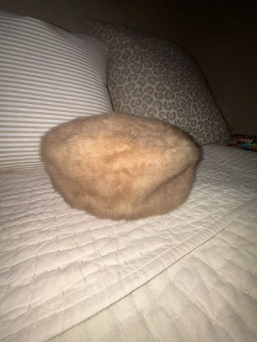 Vintage mouton fur brown - mouton,