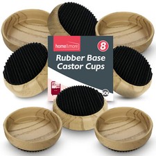 Castor cups rubber base - castor,