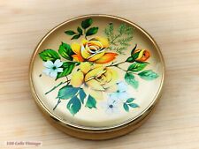 Melissa Rustic Floral-Vintage Make Up/Powder Compact-1or