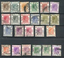 Hong Kong KGVI 1938-52 fine used definitive set of 23 p14 SG140/162b