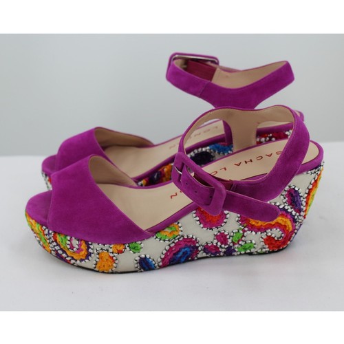 Sacha london hot pink suede - pink,