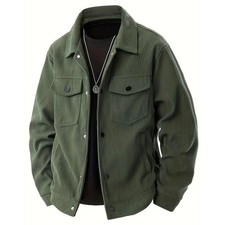 Mens Corduroy Overshirt Jacket