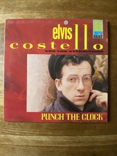 ELVIS COSTELLO - PUNCH THE CLOCK - 12" VINYL LP ALBUM RECORD & INNER EX+