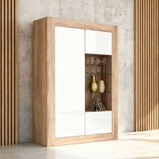 Display Cabinet Oak Matt &