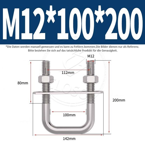 M10 m12 bolt plates - m10, u