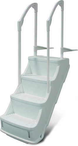 Above ground pool - above, step