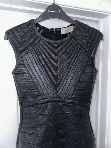Coast black metallic bandage - black,