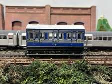 HORNBY OO Gauge 1st & 3rd 4-Wheeled Coach #12 in Caledonian Railways Livery  VGC