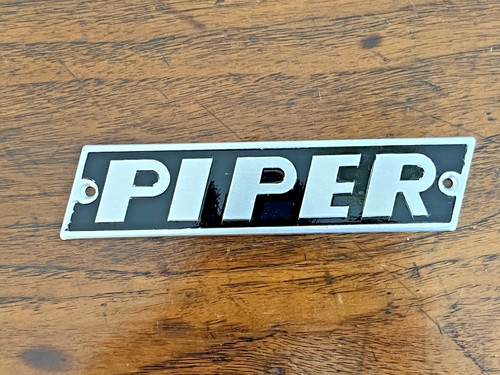 Stamped aluminum piper cub - aluminum,