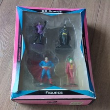 Rare Warner Bros. Studio Store SUPERMAN BATMAN 1999 Painted Figures 