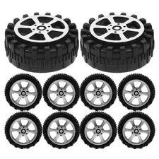  30 Pcs Car Wheel Toy Small Wheels for Projects Replaceable Tires