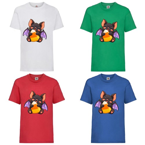 Bat and candy corn - candy,