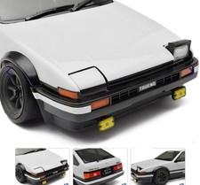 Kyosho Fazer D2 Toyota Sprinter Trueno AE86 White 1/10th Drift Body Shell / New