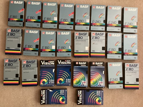 Basf blank vhs tapes - basf,