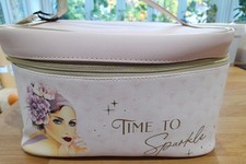 LOVELY CLINTONS ART DECO ROARING 20'S SPARKLE TOILETRIES/MAKE-UP BAG - BNWT
