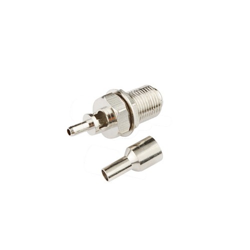 10x type crimp jack female - f-type,