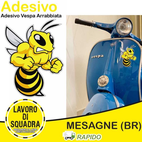 Sticker vespa angry - sticker,