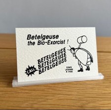 Beetlejuice Business Card