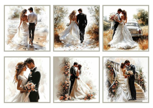 Wedding card toppers - toppers, for