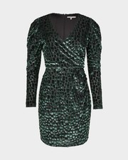 Oliver Bonas Womens Green Mini Dress