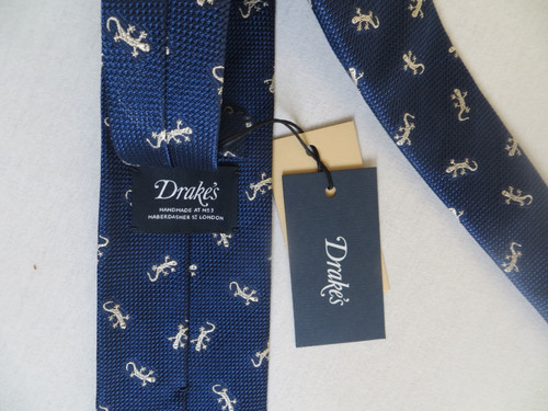 Drake grenadine lizard silk - lizard,