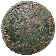 James II ‘gun money’ half