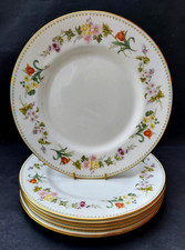 SEVEN BONE CHINA WEDGWOOD MIRABELLE DINNER PLATES