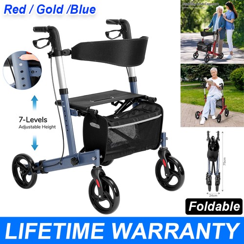 Aluminium wheel rollator - 4,
