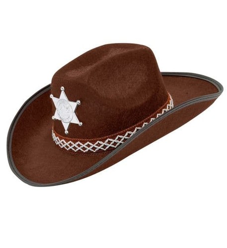 Childrens brown cowboy - brown,