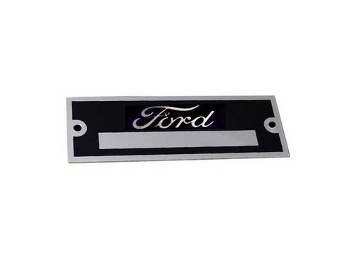 Ford data plate - data,