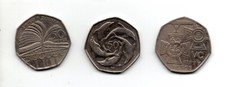 Three 50p coins  Suffragette