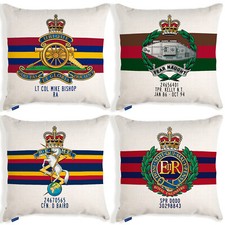 Personalised army cushion - personalised,