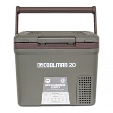 myCOOLMAN 20L Portable Fridge/Freezer Single Zone 12/24V DC + 240V AC Compact