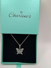 Turquoise butterfly S925