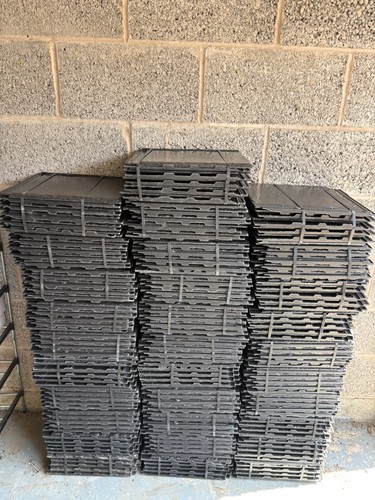 Cambrian slate grey roof tiles - grey,