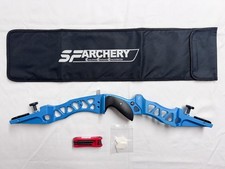 Mybo Wave XR Archery Recurve Riser - 25" - Left Handed - Blue - ILF Fitting