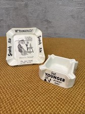 1960’s WM Younger & Co Scotch Ale x 2 Ashtrays  - Royal Doulton
