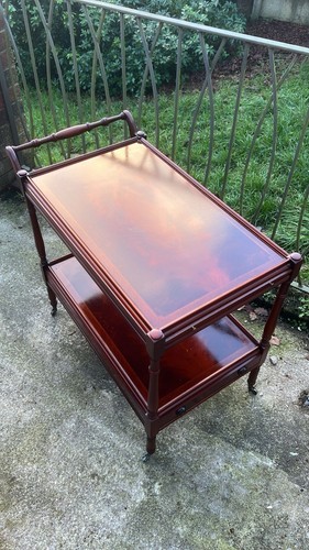 Reproduction mahogany two tier - mahogany,