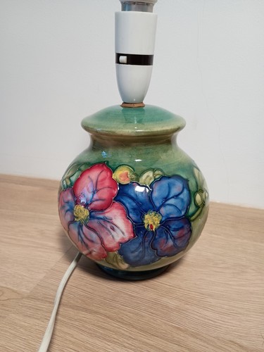 Moorcroft lamp clematis - moorcroft,