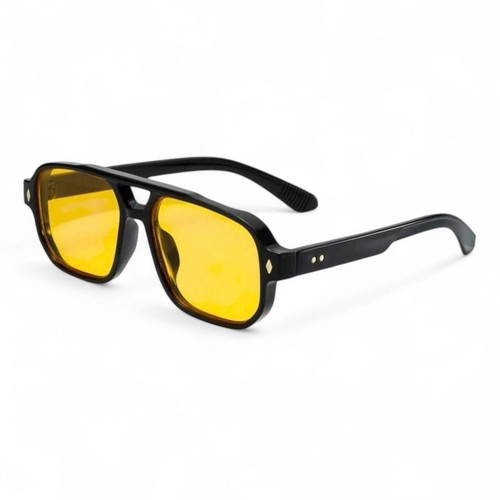 Retro square pilot sunglasses - retro,
