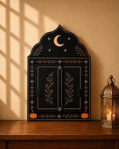 Halloween wall mirror - halloween,