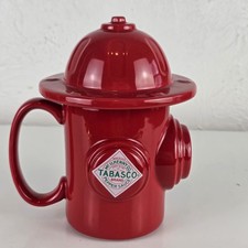 Tabasco fire hydrant mug with - hydrant,