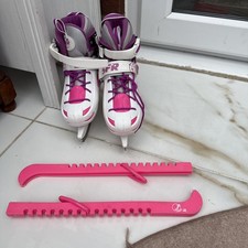 Children ice skates white size 12-2J UK / 30.5-34