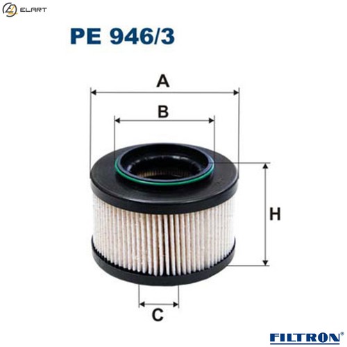 Fuel filter 946 for dodge - filter,