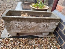 A Pair Of  Carved Stone Garden