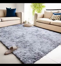 Modern Style Soft Carpet – Fluffy Soft Rug for Sofa, Bedroom, Kids Playroom