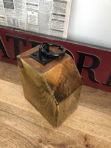 Wooden door stop - wooden, wedge