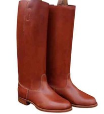 Handmade Brown Leather Cowboy