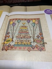 (ZX27) Wedding Sampler Cross